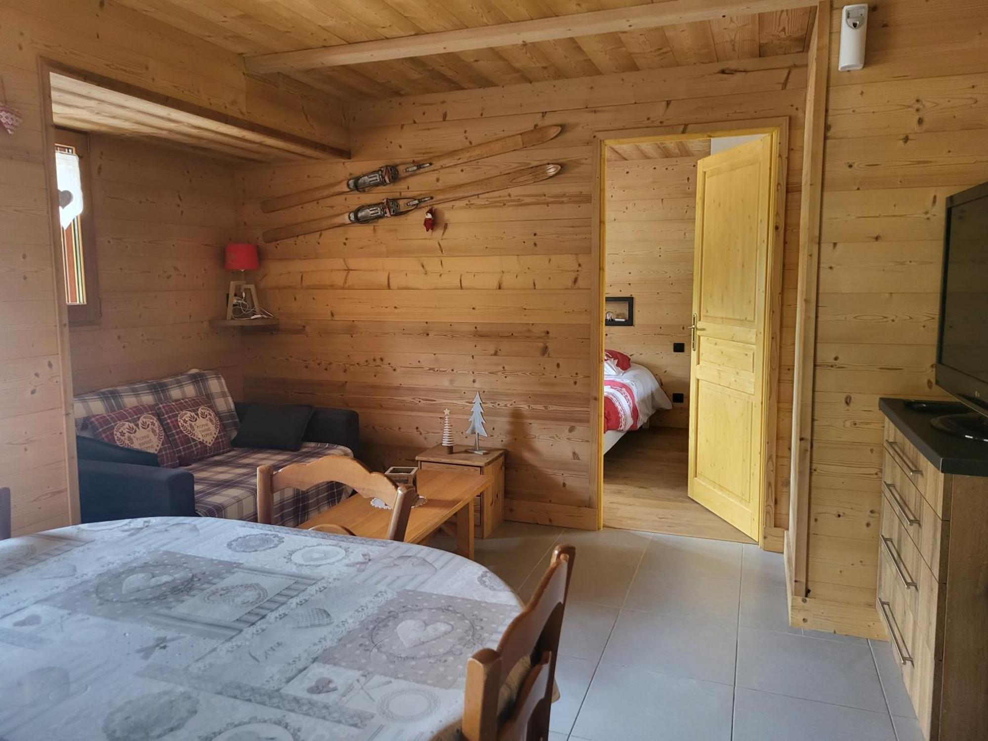 Appartement Cosy Face Aux Aravis Ле-Гран-Борнан Экстерьер фото